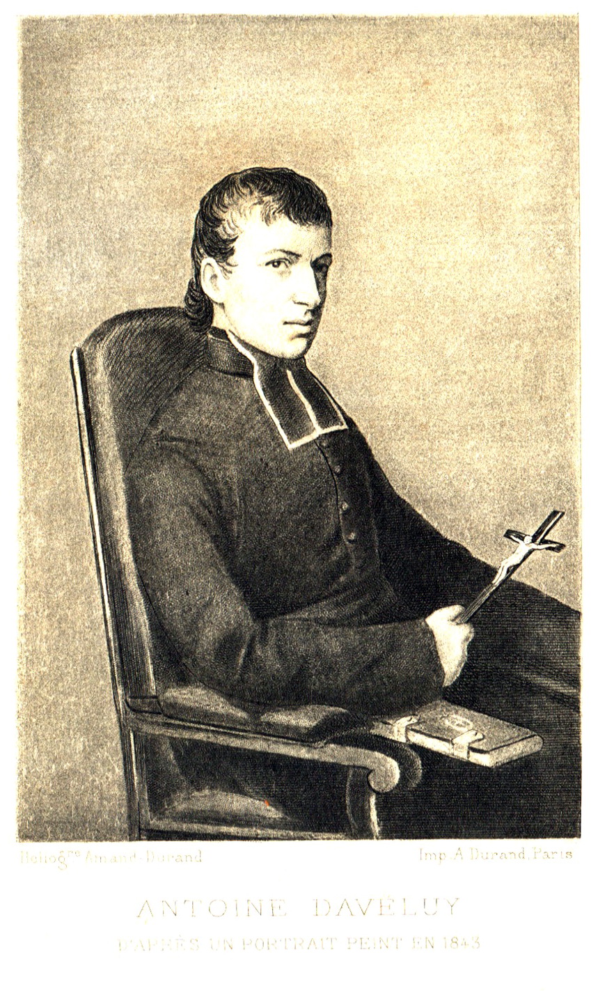 Traditional portrait of Bishop Antoine-Marie-Nicolas Daveluy