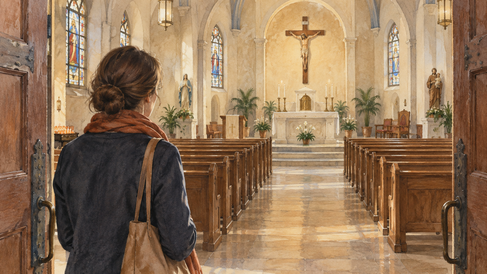 Can I Go to Catholic Mass If I Am Not Baptised? A First-Visit Guide